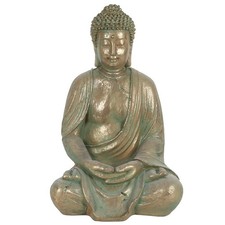 Something Different Verdigris Effect 40cm Garden Buddha