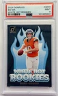 2024 Panini Donruss Bo Nix White Hot Rookies #WH9 Denver Broncos PSA 9 RC Scarce