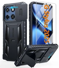 Funda Para Moto G Stylus 5G 2025 6.7 Case Shockproof Rotating Kickstand