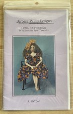 Barbara Willis Designs Pattern LENA CATHERINE 19  Doll VTG 1991
