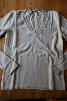 Pullover von Max Mara in Gr. S __ beige __ aus 100 % Schurwolle
