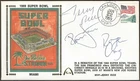 Jerry Rice + Ronnie Lott + Roger Craig Signed Super Bowl 23 Gateway Stamp Cachet