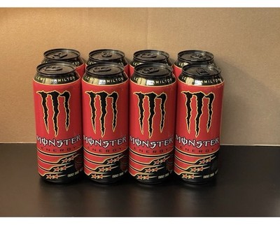 Eight (8) Monster Energy Lewis Hamilton LH44 Full 16.9oz Cans 500ml 