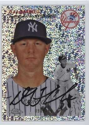 2023 Topps Chrome Platinum Anniversary Speckle Refractor 90/150 DJ LeMahieu 1j0t