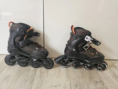 Oxelo Fit 3 Junior Fitness Inline Skates Rollerblades - Image 1 of 4