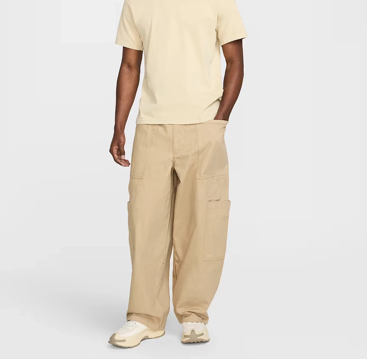 $120 Nike Life Utility Cargo Pockets Active Pants HJ0643 Parachute