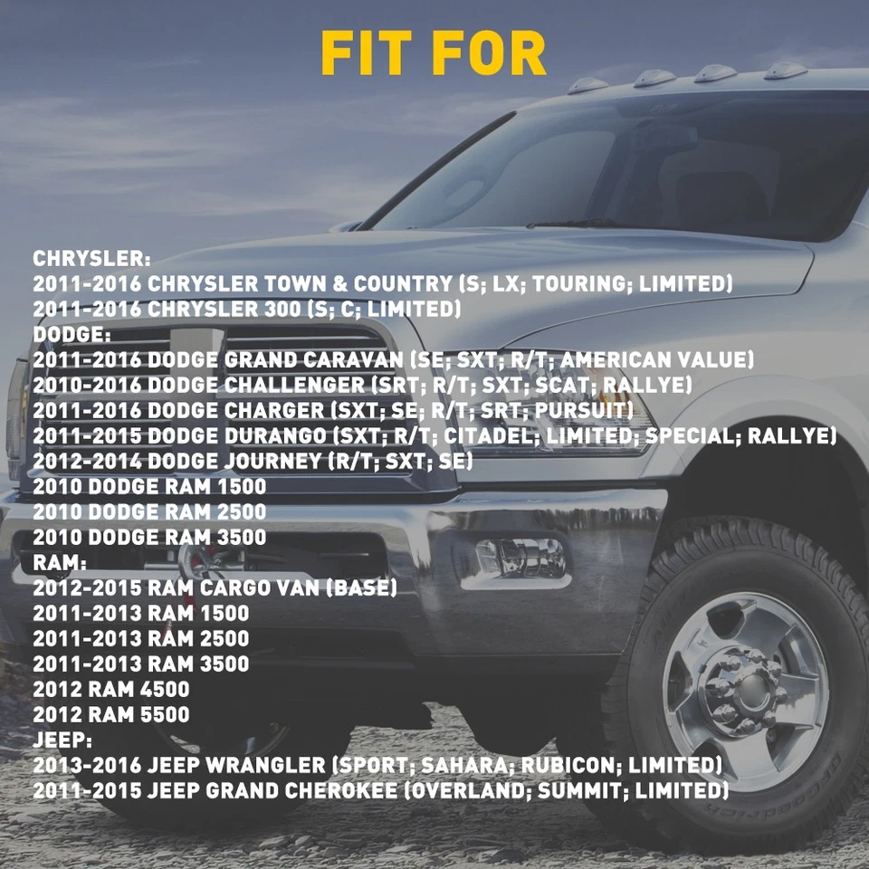 56029398AA Sensor de presión de neumáticos TPMS para Chrysler Dodge Ram 1500 2500 350 E Foto 3 de 4