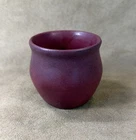 Vintage Van Briggle Pottery - Mulberry Red 2.5 Inch Cabinet Vase / Pot