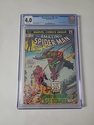 Amazing Spider-Man #122 - Marvel Comics 1973 CGC 4.0 "Death" of the Green Goblin