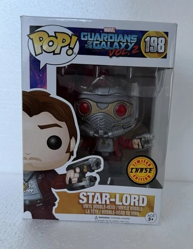 Funko Pop Marvel Guardians of The Galaxy 2 Star-Lord (Masked) #198 Chase