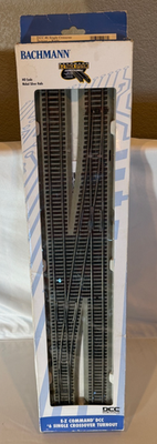 #ad #ad 🚂Bachmann HO Scale 44138 E Z Track Command DCC #6 Single Crossover Right🚂 $79.99