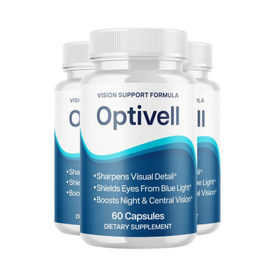 3-Pack Optivell Capsules - Optivell for Vision & Eye Health Support - 180 Caps