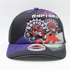 Mitchell & Ness Black NBA Toronto Raptors Hyper Trucker HWC Snapback - OSFA