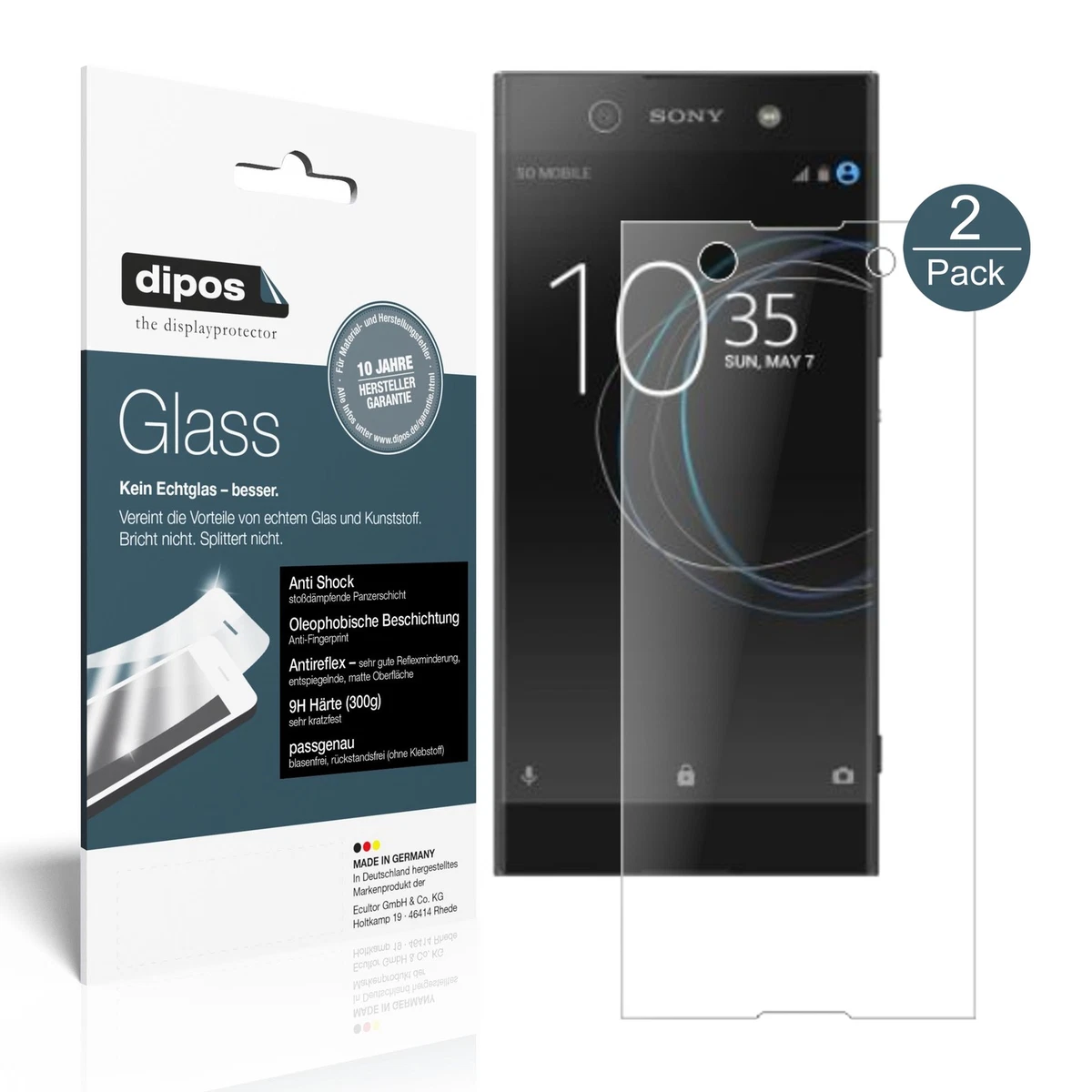 Lot De 6 Films Protecteurs D'écran Anti-reflet Pour Sony Xperia XA1 Ultra - Marque Dipos - Neuf