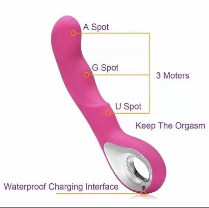 Многоскоростной вибратор-G-Spot-Dildo-Rabbit-Female-Adult-Sex-Toy-Водонепроницаемый-Фиолетовый - Изображение 4 из 4
