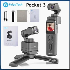 Feiyu Pocket 3 4K 130° FOV Wide-Angle Sport Action Camera 3-axis Gimbal Magnetic