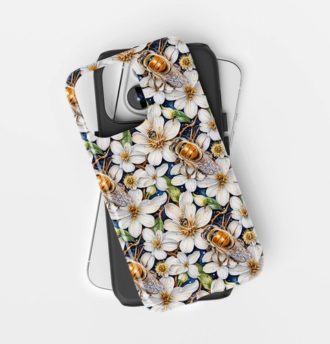 iPhone 16 14 15 11 12 XR Plus Pro Silicone Personalised Case 2 Layer Honey Bee - 第 1/2 張圖片