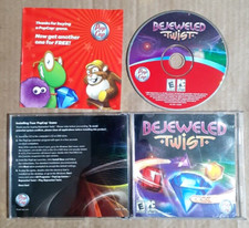 Bejeweled Twist PC CD ROM Game W/PopCap Pop Cap Puzzle