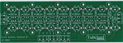 8X  HQ Audio Umschalter Cinch FC68 - Leiterplatte V2 2022