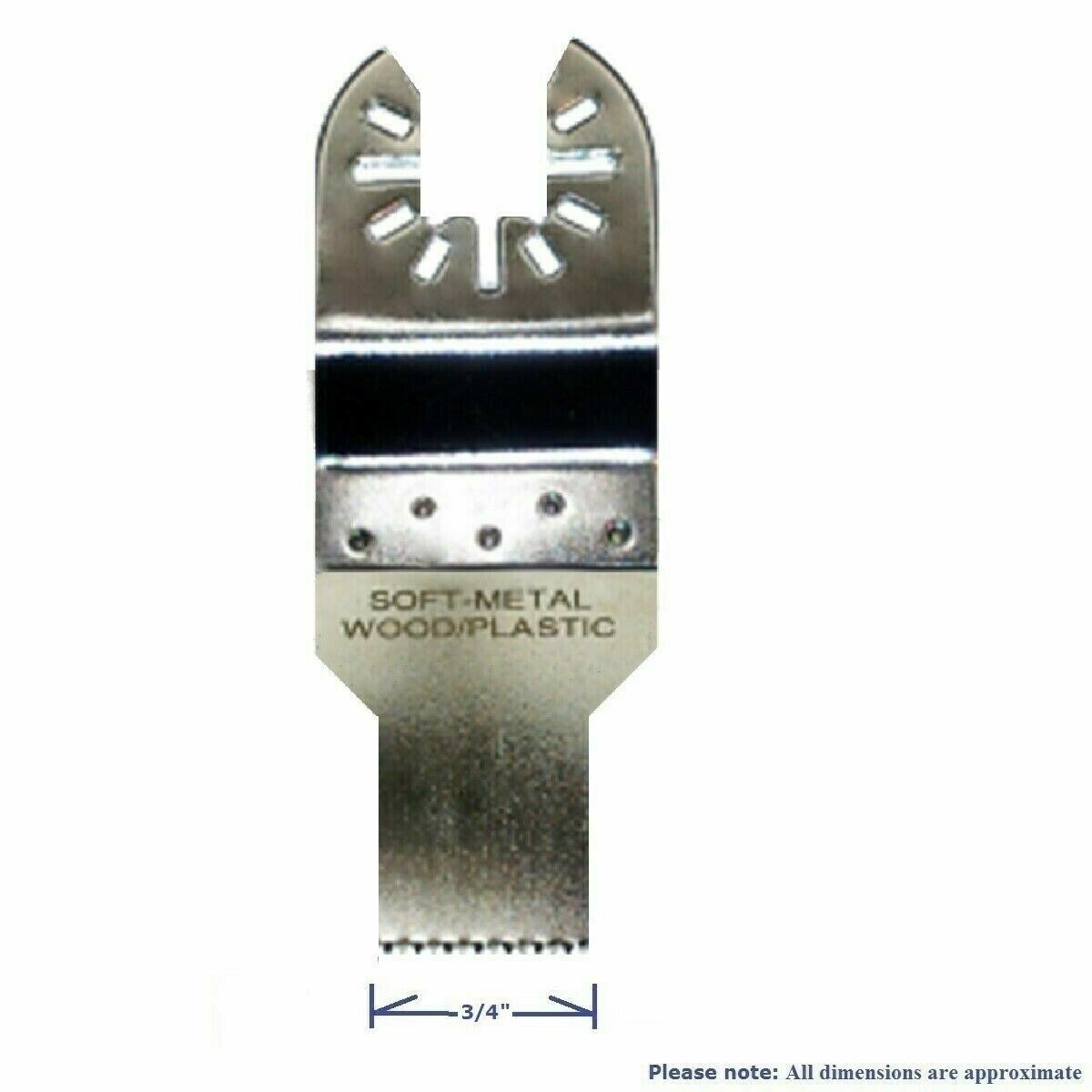 3 x 3/4" Oscillating Multi Tool Blades fits Chicago Harbor Freight