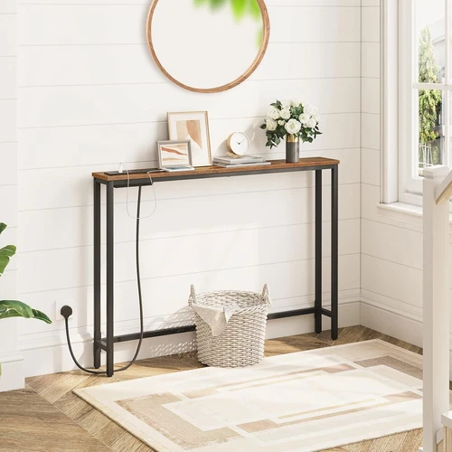 Konsolentisch mit Ladestation Flurtisch Sofatisch Vitrinentisch - Bild 9 von 23