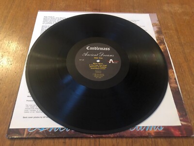 CANDLEMASS Ancient Dreams LP Vinyl 1988 RARE UK 1st Press ACT LP7
