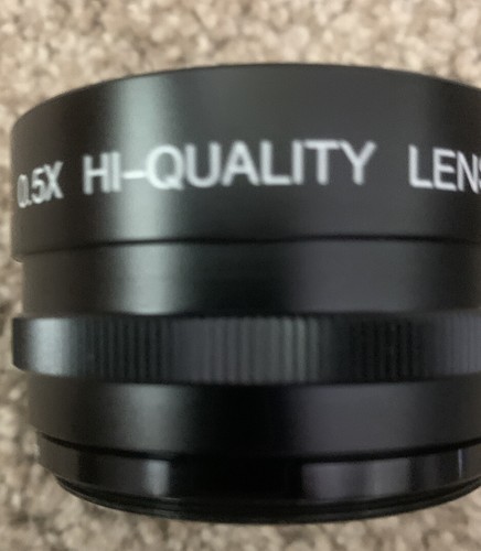 Arkon video camera Wide Angle lens 0.5X hi-quality 52mm (Bin 15) - 第 3/7 張圖片