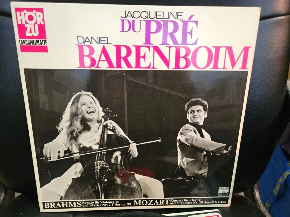 Du Pre Cello Barenboim Piano Brahms Cello Sonata No. 2 Electrola Hör Zu ED 1 - Bild 2 von 4
