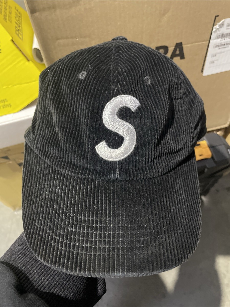 Supreme Fine Wale Corduroy S Logo 6-Panel Cap Black | eBay Supreme Fine Wale Corduroy S Logo 6-Panel Cap Black | eBay