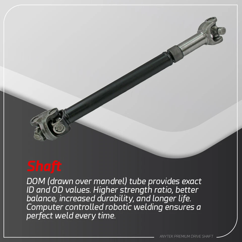 Eje de transmisión delantero 27 7/8" para Dodge Ramcharger Plymouth Trailduster 1974-1975 Foto 4 de 4