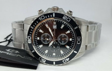 OROLOGIO UOMO LORENZ,CRONOGRAFO DIVER,NERO 100 METRI,CASSA 42mm,CHRONO,SCONTATO