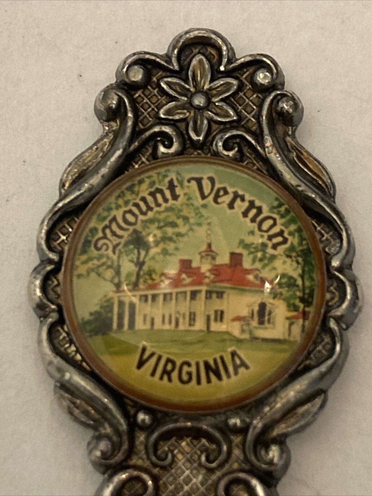 Vintage Souvenir Spoon US Collectible Mount Vernon Virginia