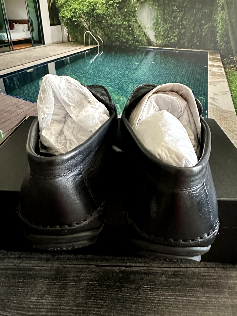 美品 coach コーチ ビジネスシューズ MOTT DRIVER レザー 黒 COACH Men's Shoes Loafer Size 12 US Black Leather MOTT
