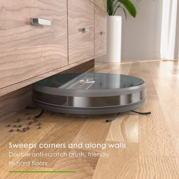 Moosoo RT50 Robot Vacuum Cleaner Quiet Super Thin 2200Pa Suction Wi-Fi Connected - Image 3 of 4