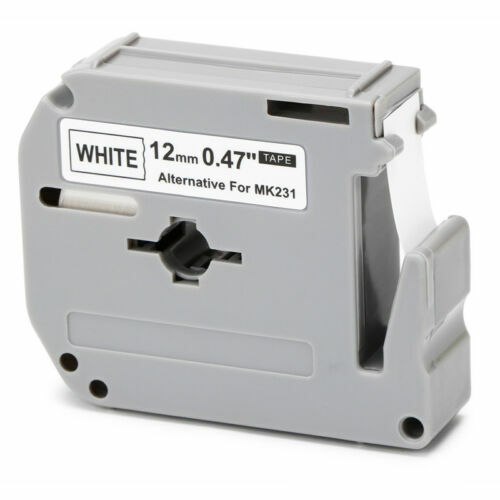 Mk231 Compatible for Brother Label Tape Mk231 Mk231 Black on White