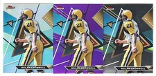 Lot (3) 2023 Topps Composite Finest Nolan Cromwell Purple Refractor /200 #203
