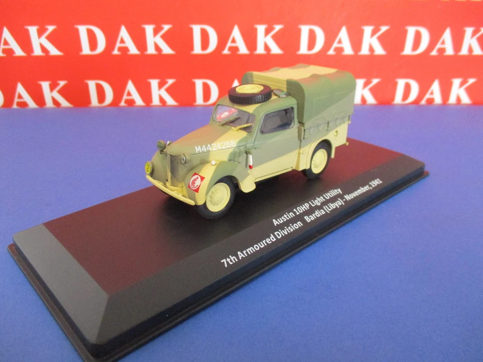 Die cast 1/43 Modellino Auto Austin 10HP Light Utility 7th AD Bardia Libya 1941 - Immagine 2 di 4