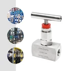 6000PSI Straight Needle Valve Hydraulic Flow 1/2" NPT Female Hydraulic Precision