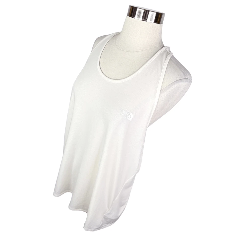 Camiseta sin mangas The North Face espalda deportiva talla XL ropa deportiva ocio marfil pulóver Foto 2 de 4