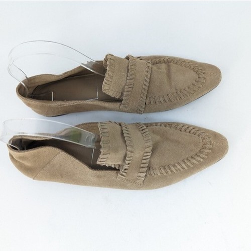 Zara soft suede split leather loafers size 41 - Picture 3 of 4