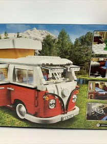 New Sealed LEGO Creator Expert 10220 Volkswagen T1 Camper Van Retire Damaged Box