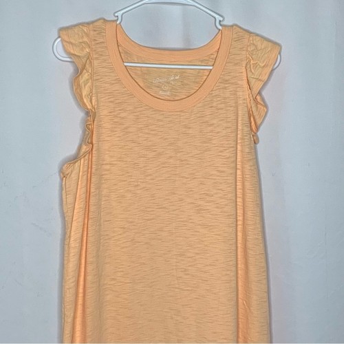 Universal Thread Womens Maxi T Shirt Dress Peachy Size Medium Orange Sleeveless - Picture 7 of 12