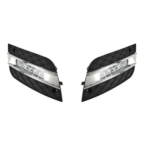 For Benz W164 ML350 2009 2010 2011 Pair LED DRL Daytime Running Lights Fog Lamps - Picture 4 of 9