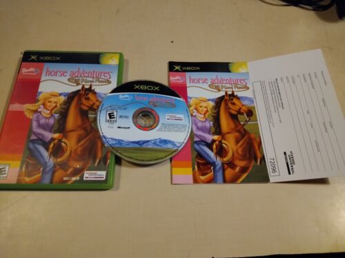 Jeu Xbox original Barbie Horse Adventures Wild Horse Rescue Microsoft COMPLET - Photo 1/3