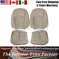 For LEXUS ES350 2007-2012 Driver or Passenger Bottom/Top Leather Seat Cover Tan