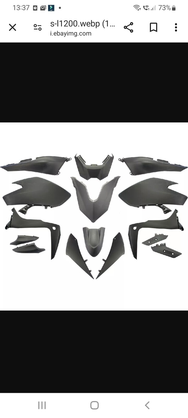 Kit carénage ABS Yamaha TMAX 530 pour remplacer des plastiques rayés