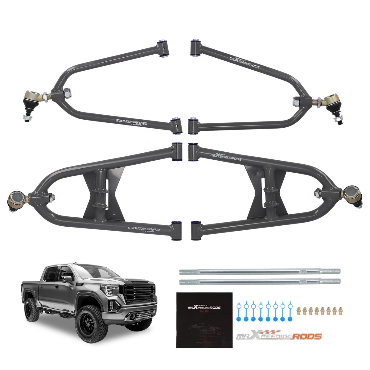 4x Fully Adjustable A Arms +2 +0 for Honda TRX 400EX Trx400 Trx