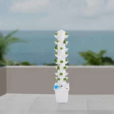 9-Tiers 45 Plant Holes Hydroponic Mechanism Tower Growing Hydroponic Growing Kit