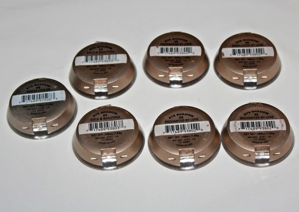 MILANI EYESHADOW 2X#03 ; 4X #02 & #08 LOT OF 7 SEALED - Image 2 of 2