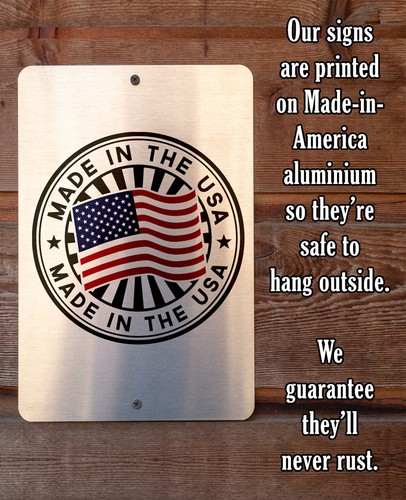 Metal Sign - Wash Balls Here - Durable Metal Sign - 8" x 12" Use Indoor/Outdoor - Picture 3 of 8